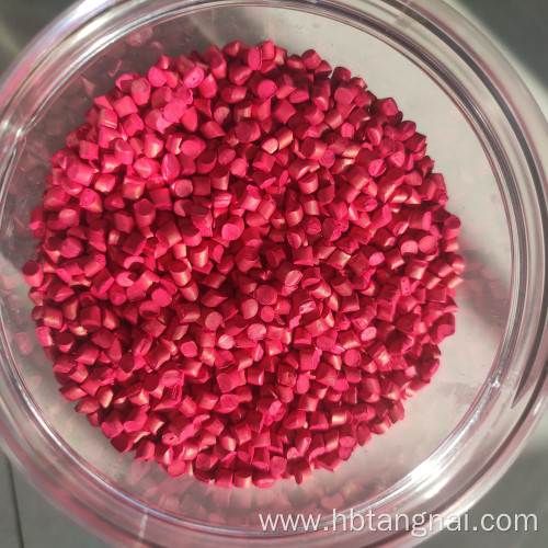 High grade pink masterbatch color granules for plastic